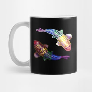 Yin-Yang Rainbow Koi Fish Mug